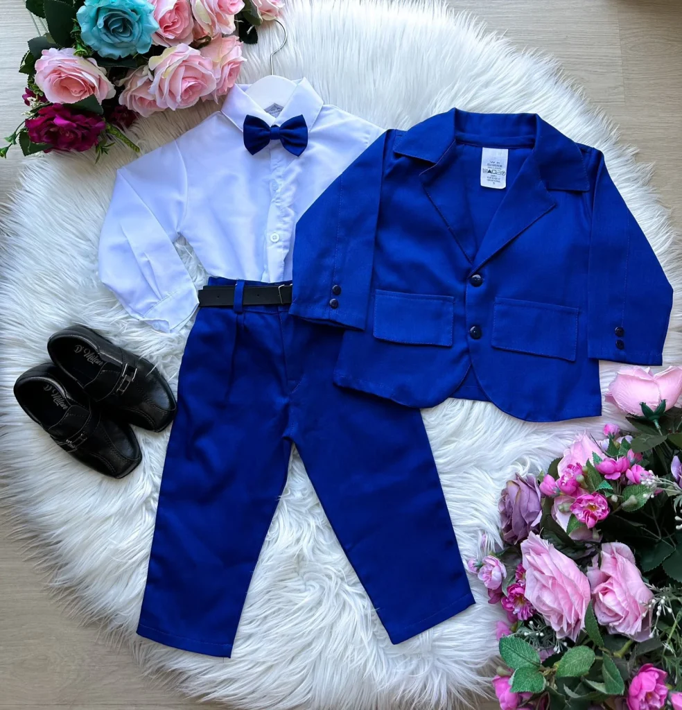 Conjunto Miss Cherry Social Terno – Blaizer Azul Royal Gabriel