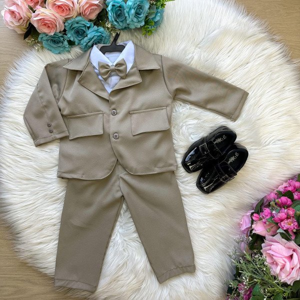 Conjunto Miss Cherry Social Gabriel Terno – Blaizer Bege