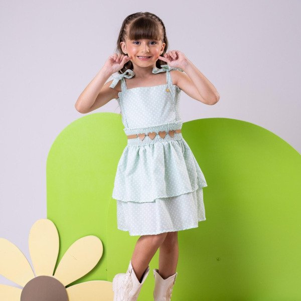 Vestido Blogueirinha Hermione Verde