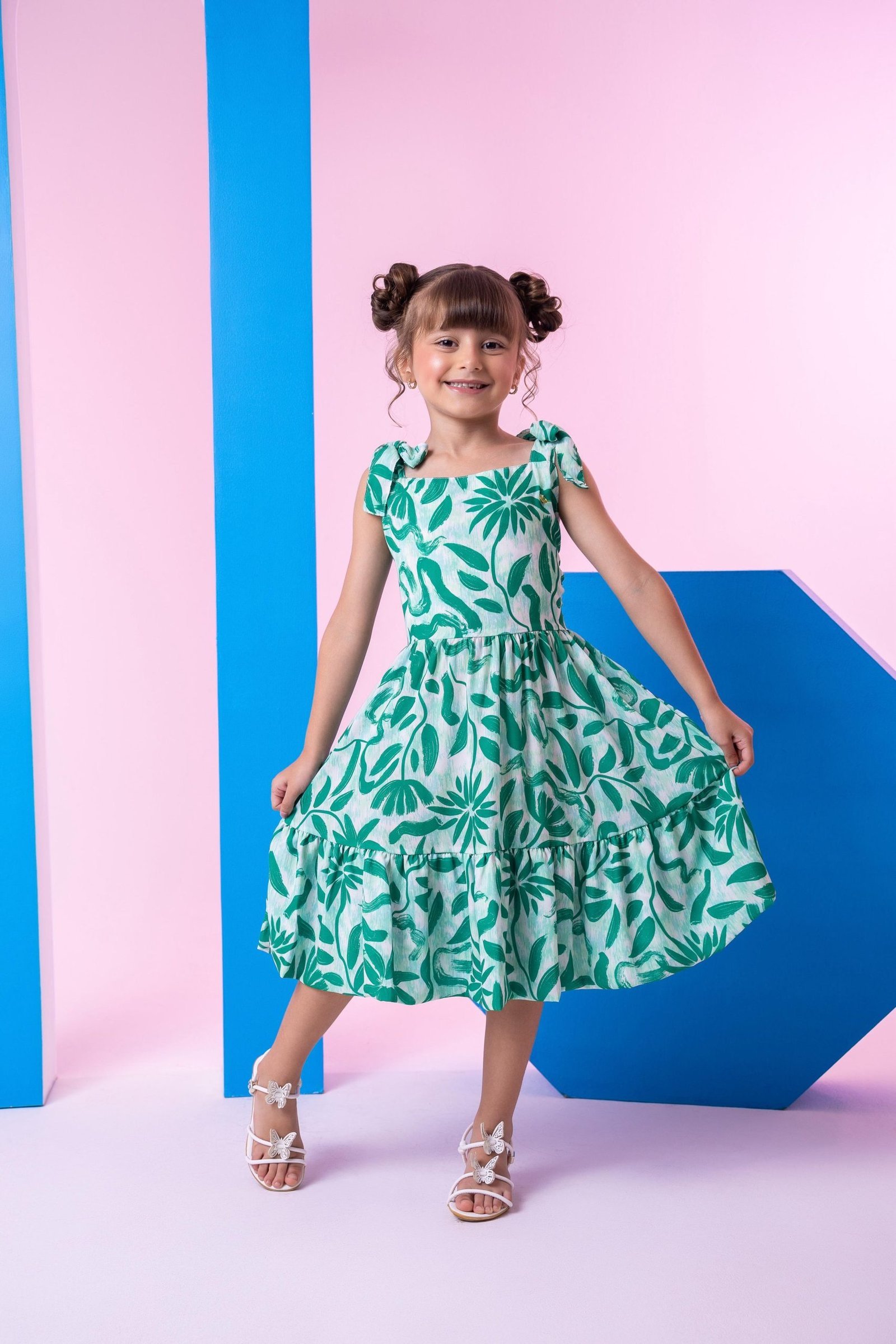 Vestido Banana Club Dandara Verde