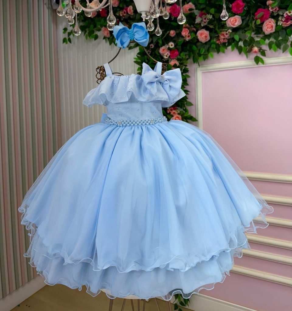 Vestido Bella Child Martina Azul