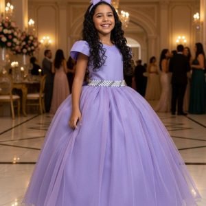 Vestido Marie Longo Heloisa Lilas