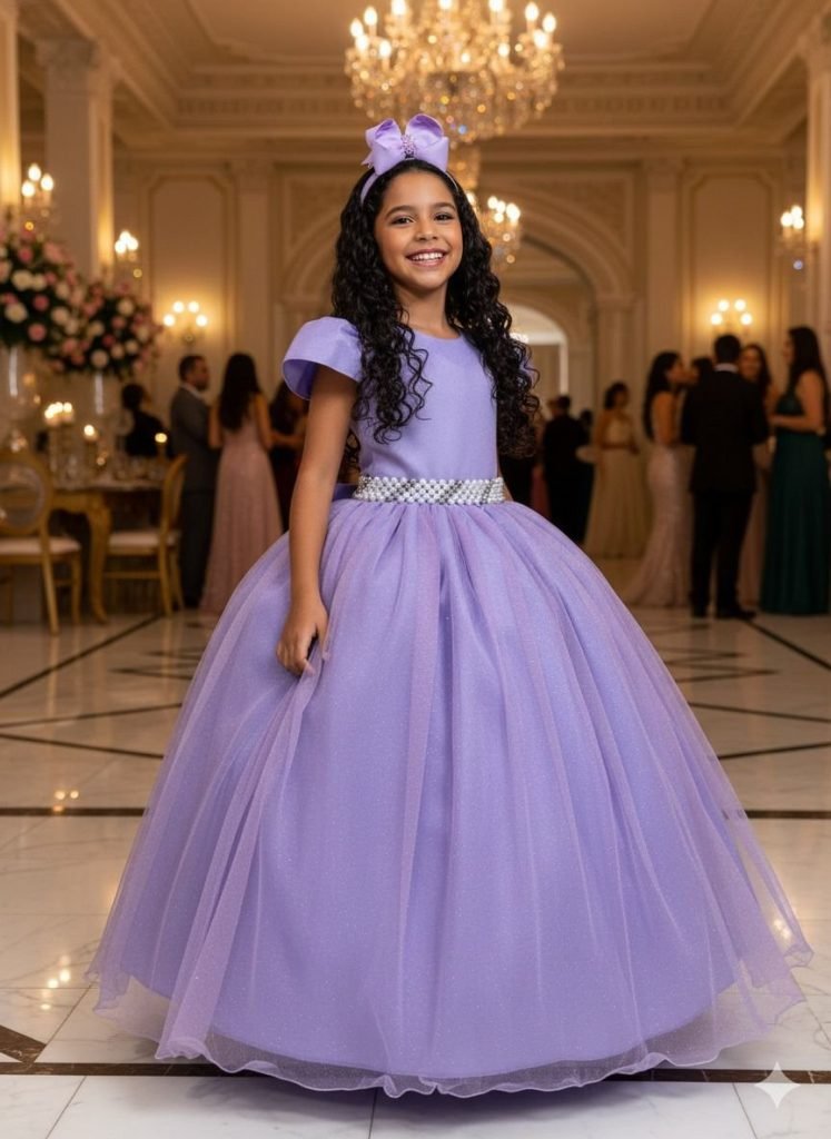 Vestido Marie Longo Heloisa Lilas