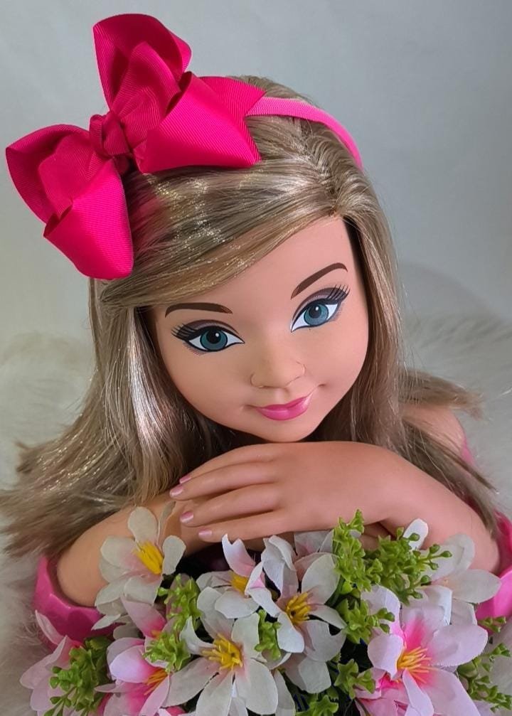 Tiara Sarinha Laço Pink