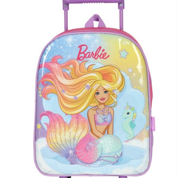 Mochila de Rodinhas Barbie Sereia